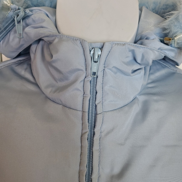 Paris Blues Down/Feather Insulated Hooded Jacket Sz M - Picture 5 of 12